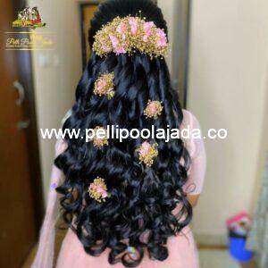 Gajra - Pelli Poola Jada Styles for Different Hair Types