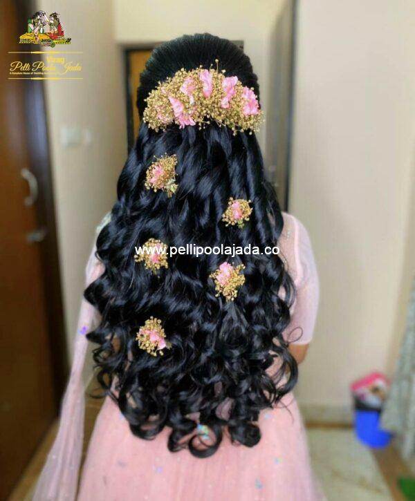 Gajra - Pelli Poola Jada Styles for Different Hair Types