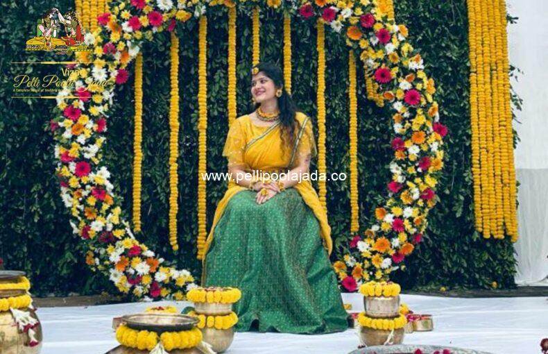 handmade flower jewellery for haldi ideas