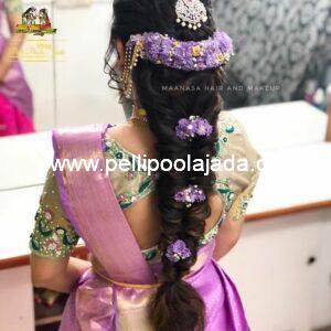 Reception hair flowers