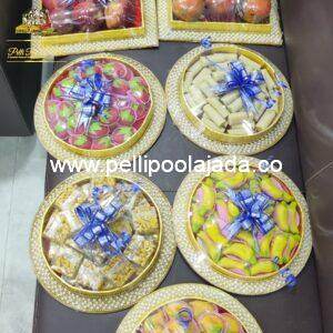 Engagement sweets and fruits packing