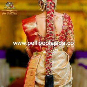 Poolajada with real flowers