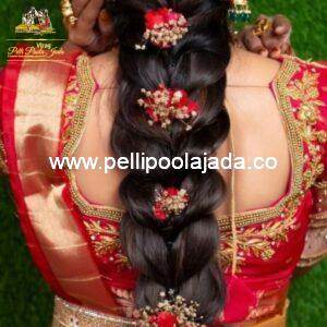 Reception hair flowers