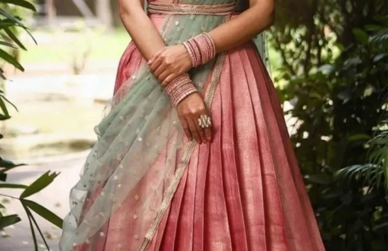 Lehenga Half Saree Designs